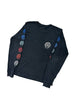 Chrome Hearts Multi-Color Horseshoe Long Sleeve T-Shirt