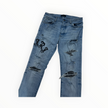 Amiri Old English Bandanna Denim