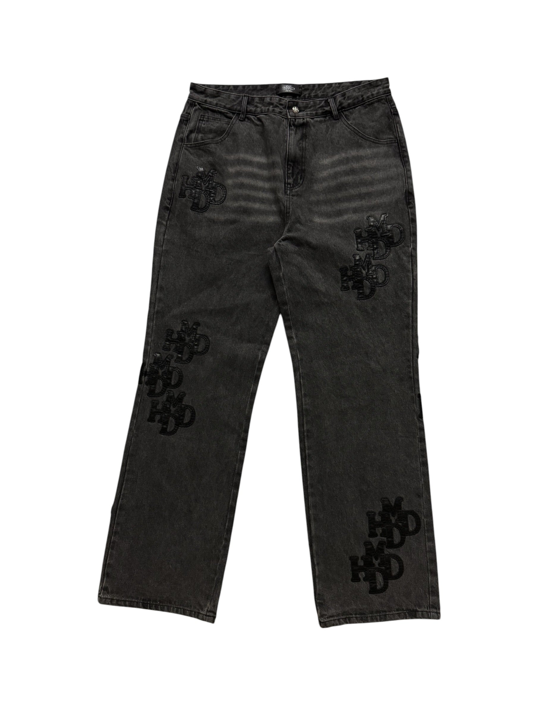 HMDD Black Patch Denim