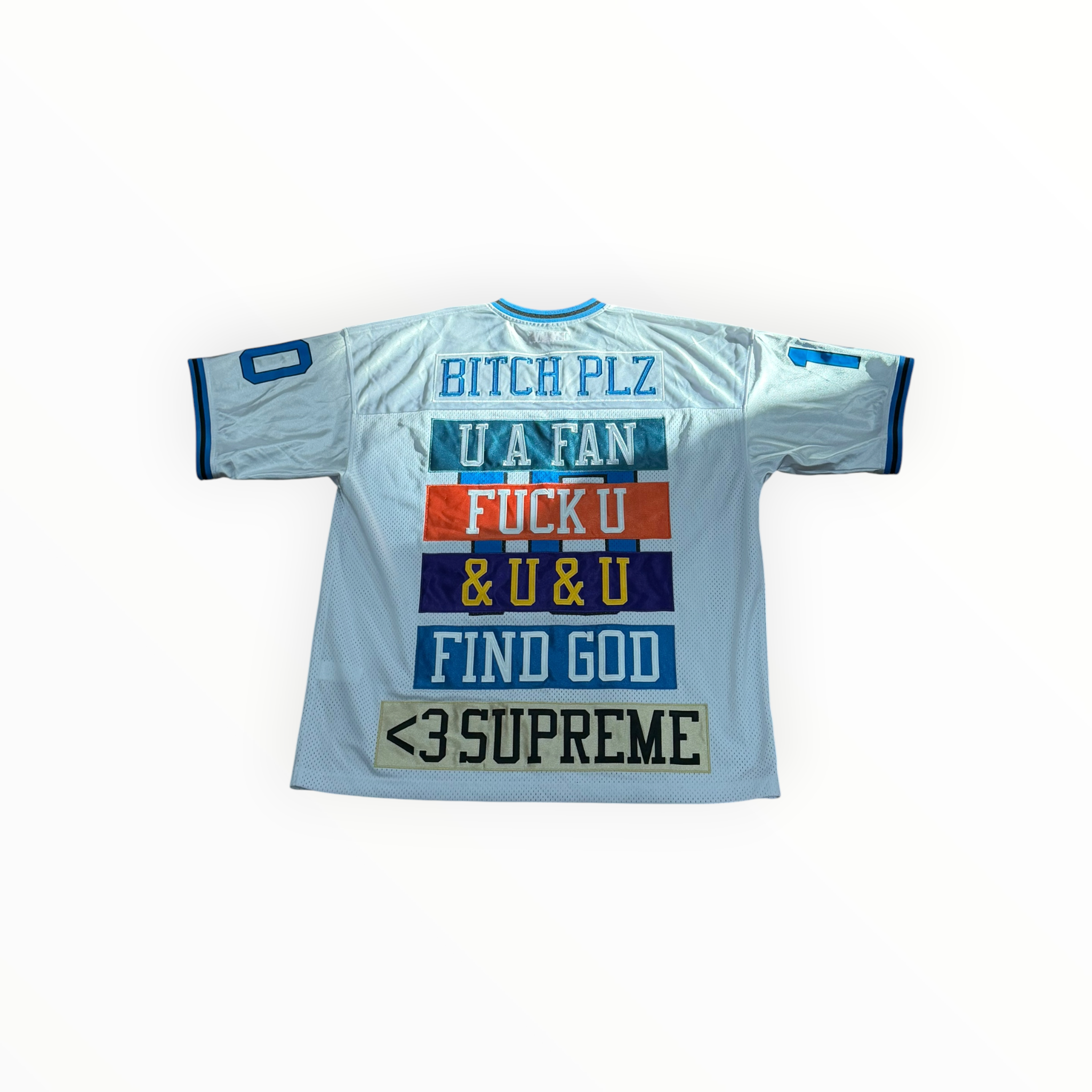 Supreme Find God Football Jersey White