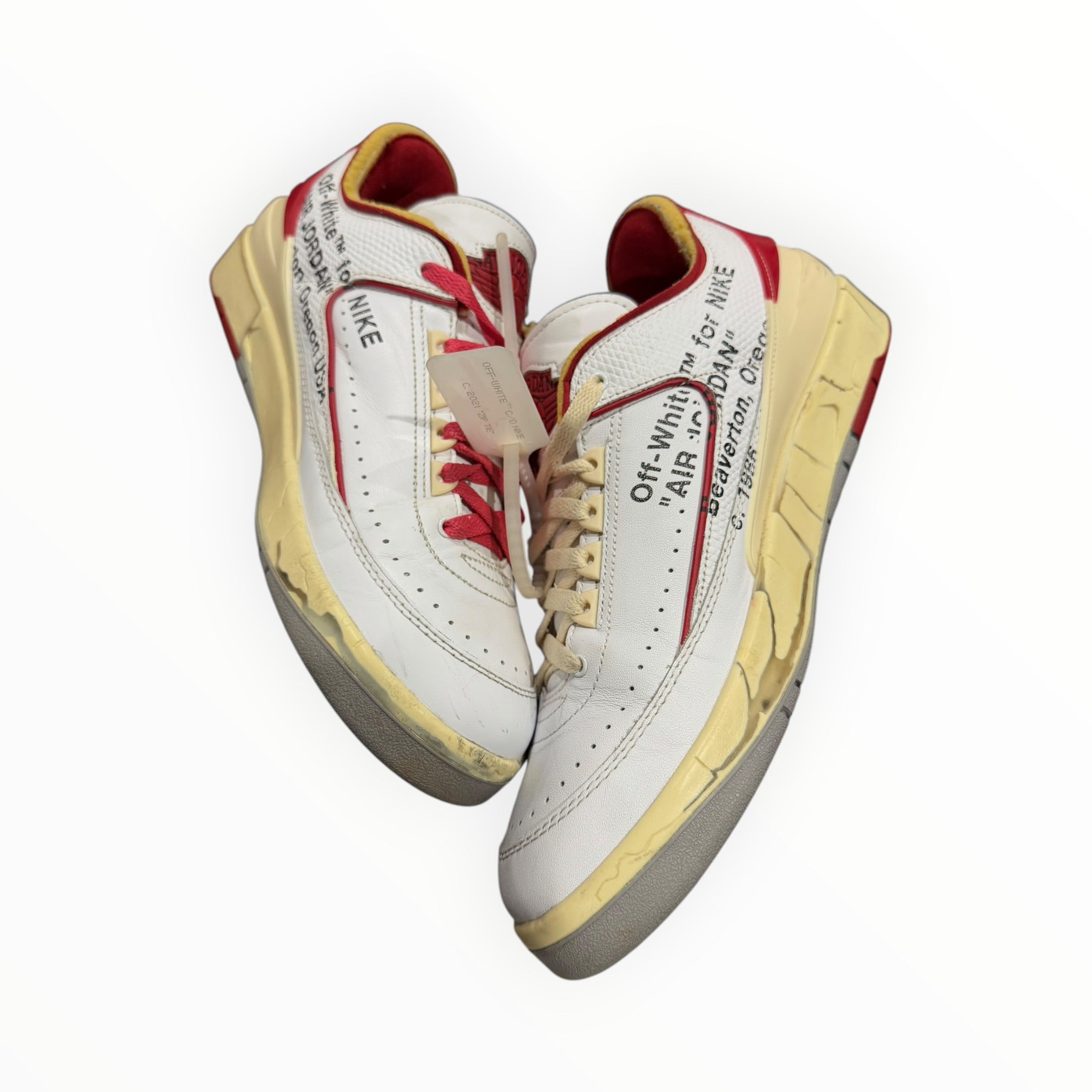 Jordan 2 Retro Low SP Off-White White Red