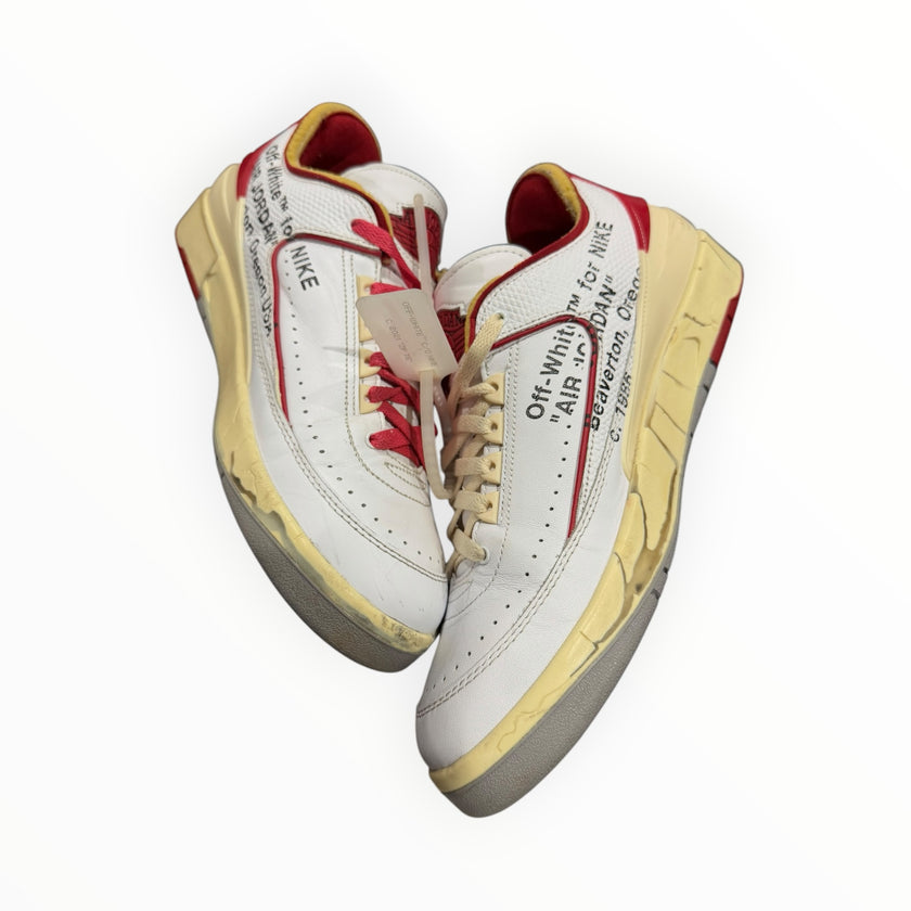 Jordan 2 Retro Low SP Off-White White Red