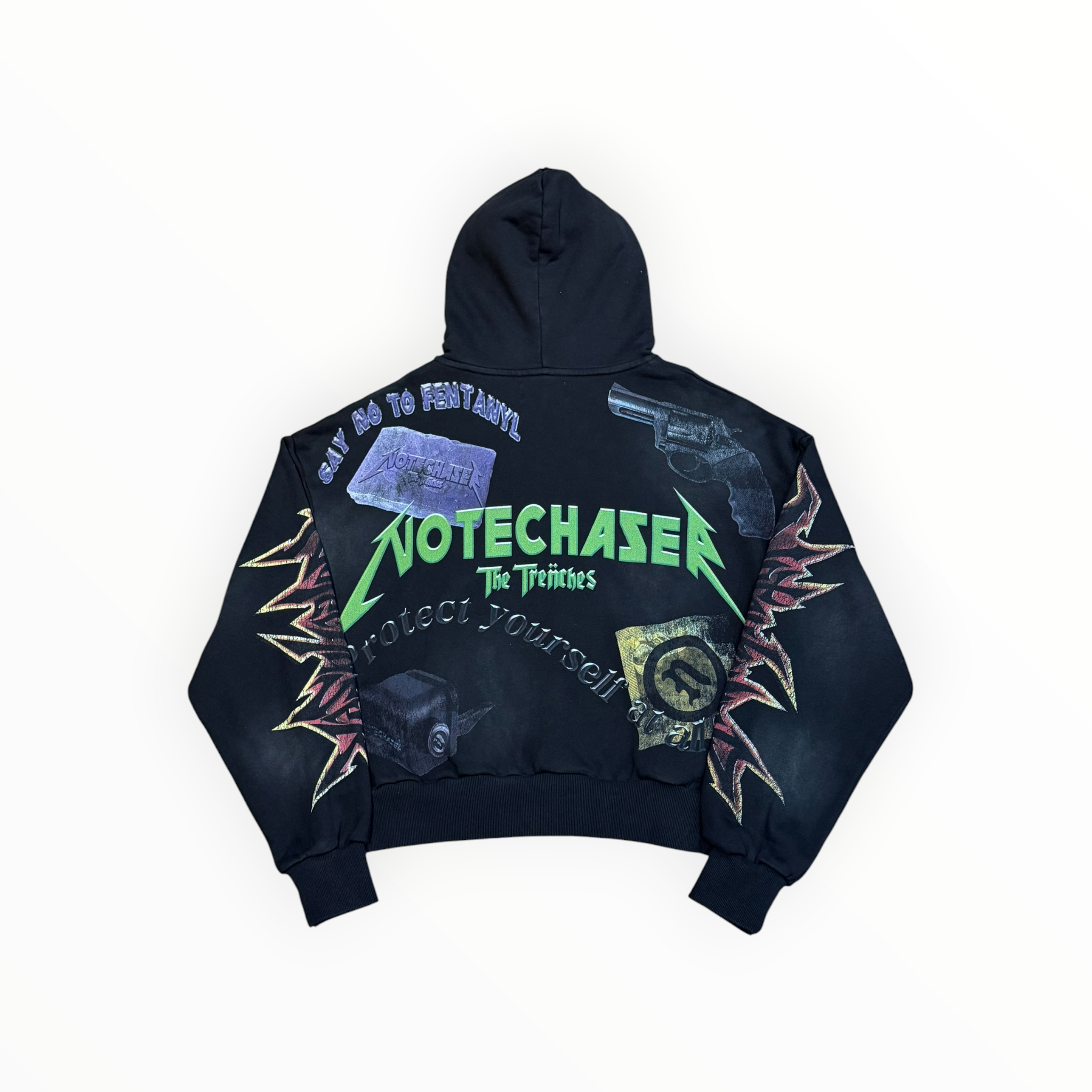 NoteChaser Graffiti Zip Up Hoodie