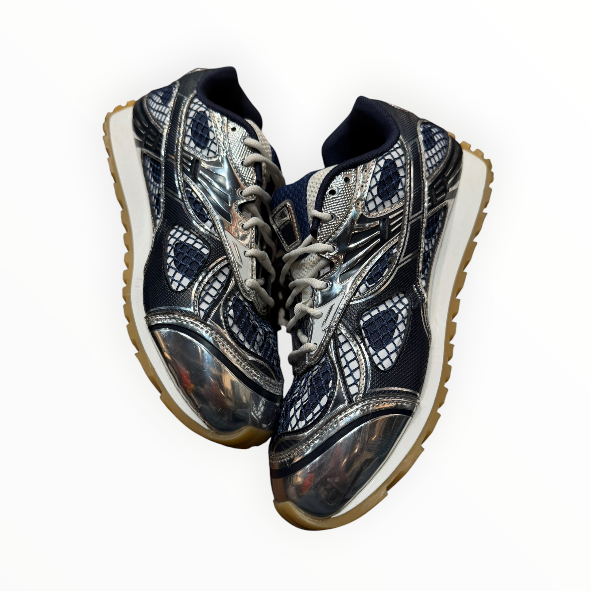 Bottega Veneta Orbit Sneaker Abyss Silver