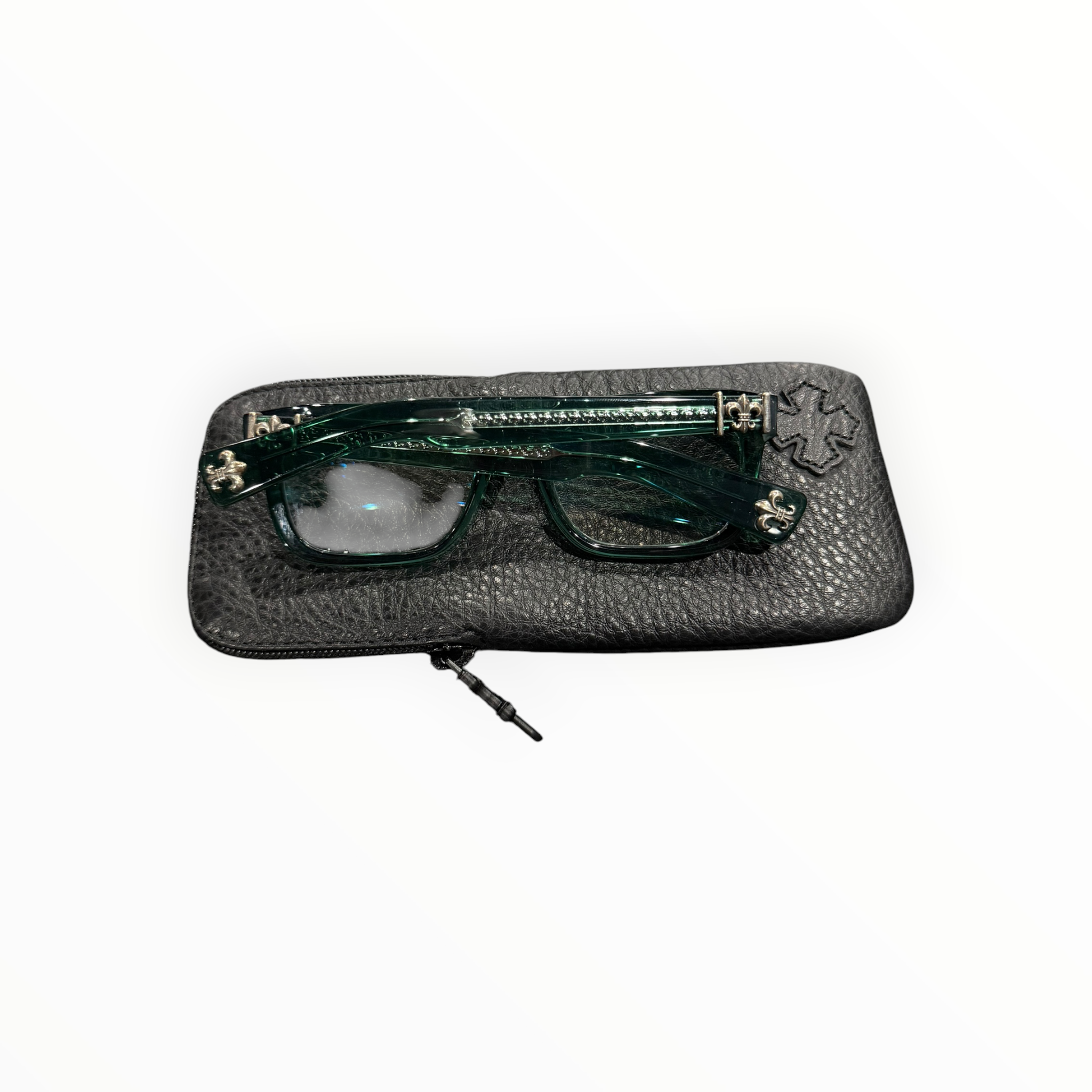 Chrome Hearts See You Into Tea Frames Marine Green/Silver