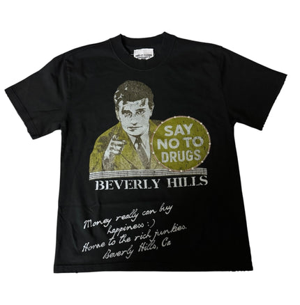 Amis Et Fleurs Rich Junkies Tee Black