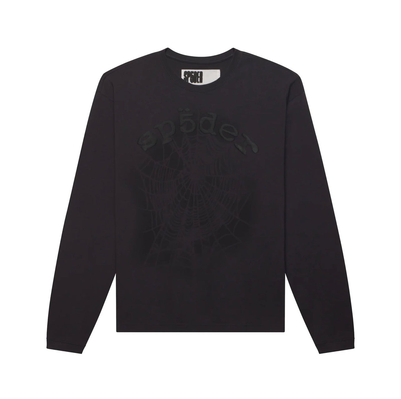 Sp5der Distressed OG Web V2 L/S Tee