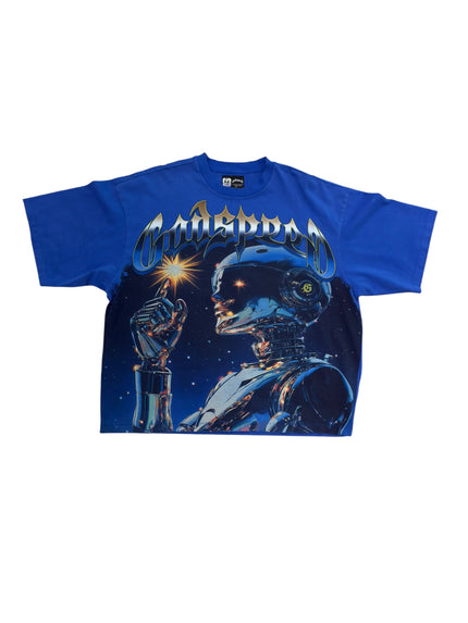Godspeed Sputnik Moment Tee Blue