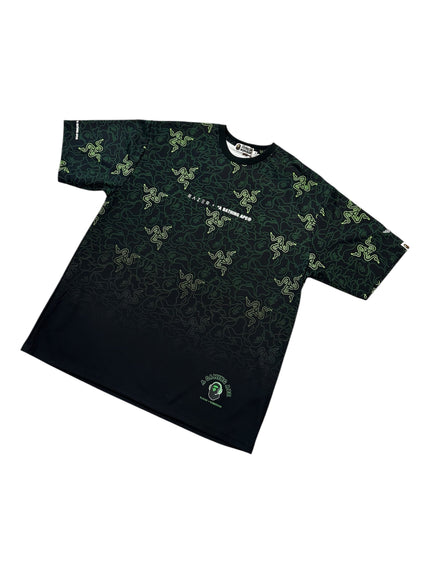 BAPE x Razer Neon Camo Team Tee Green