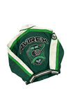 Avirex Tennis Tournament Leather Jacket Green