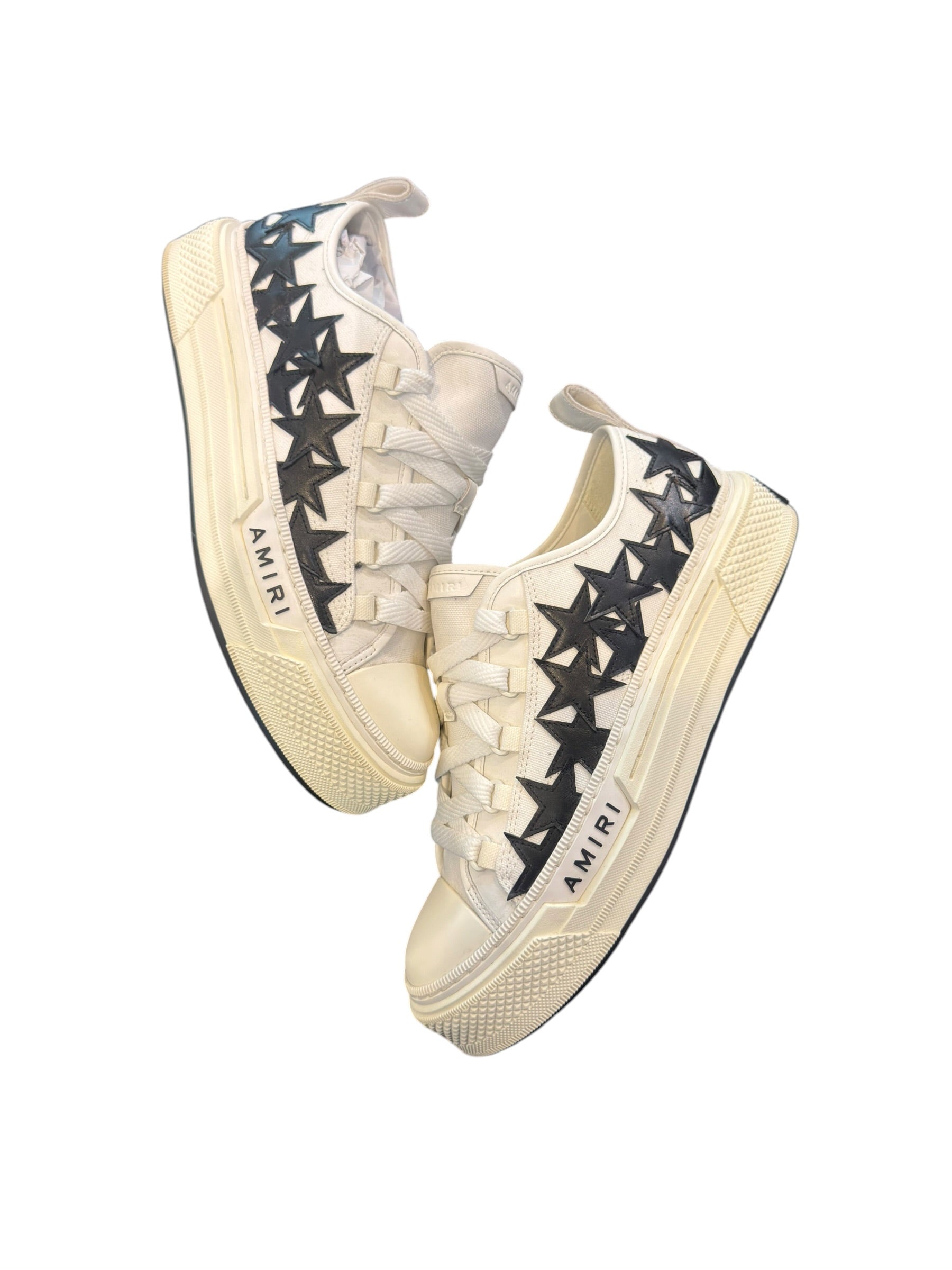 Amiri Stars Court Low White Black