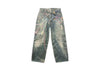 Acne Studios Vintage Chain Detail Loose Jeans Blue