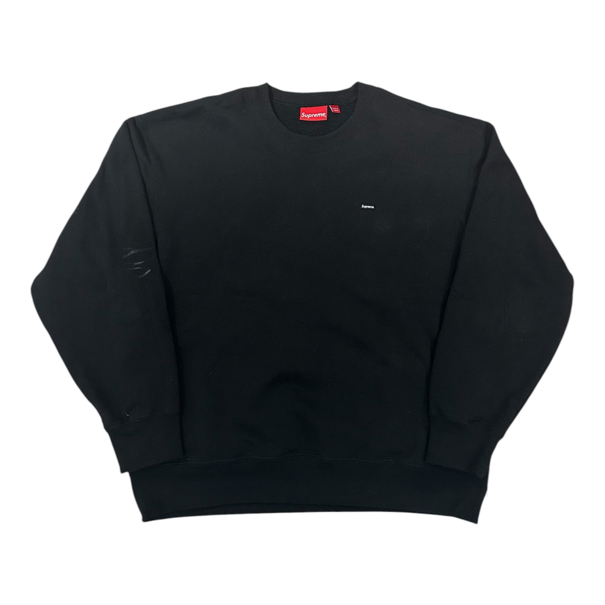 Supreme Small Box Logo Crewneck (FW22) Black