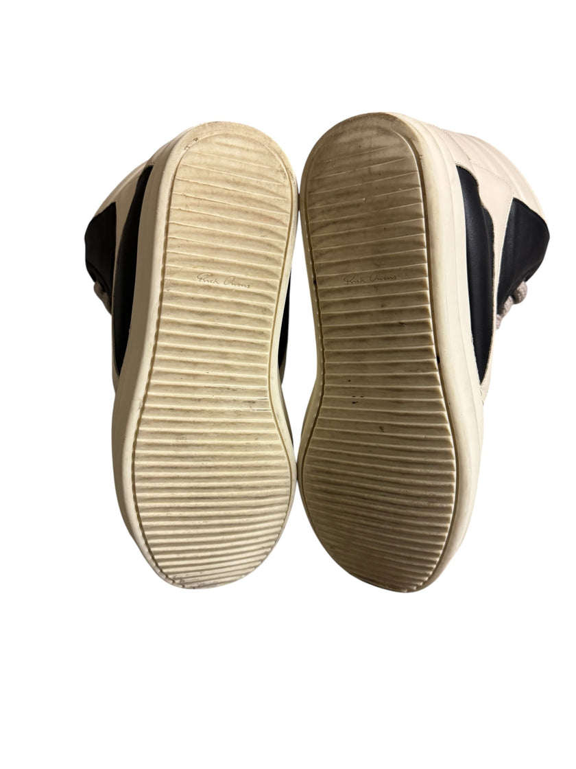 Rick Owens Jumbo Lace Geobaskets Black Milk