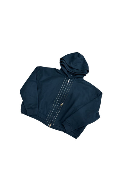 GV Gallery Triple zip Hoodie Black