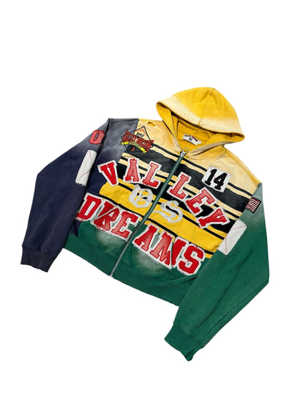 Vale Forever Mardi Gras Zip Up Pullover