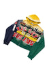 Vale Forever Mardi Gras Zip Up Pullover