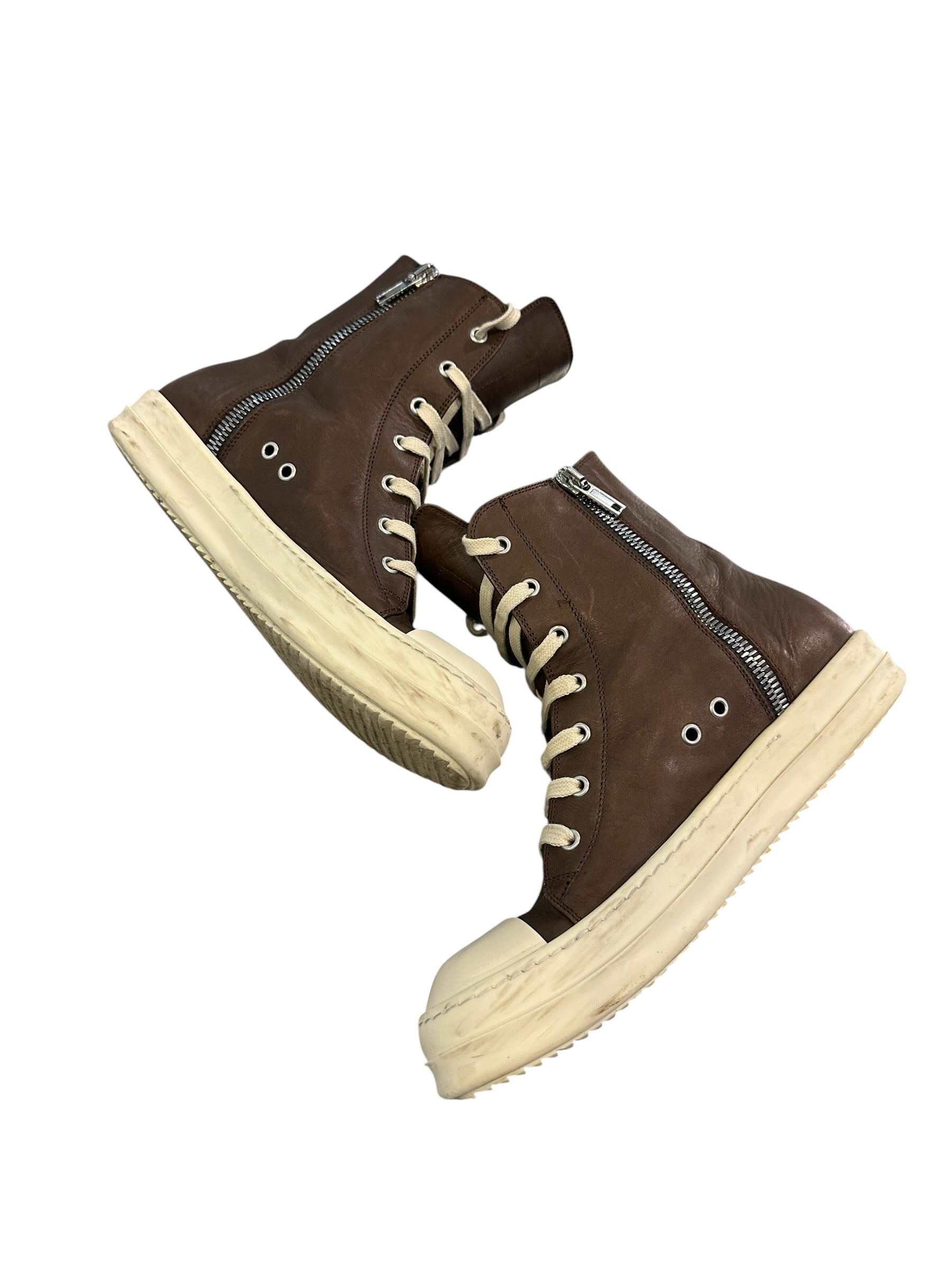 Rick Owen Mainline Ramone High Saddle/Milk