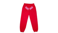 Sp5der Worldwide Red Angel Number 555 Sweatpants Red