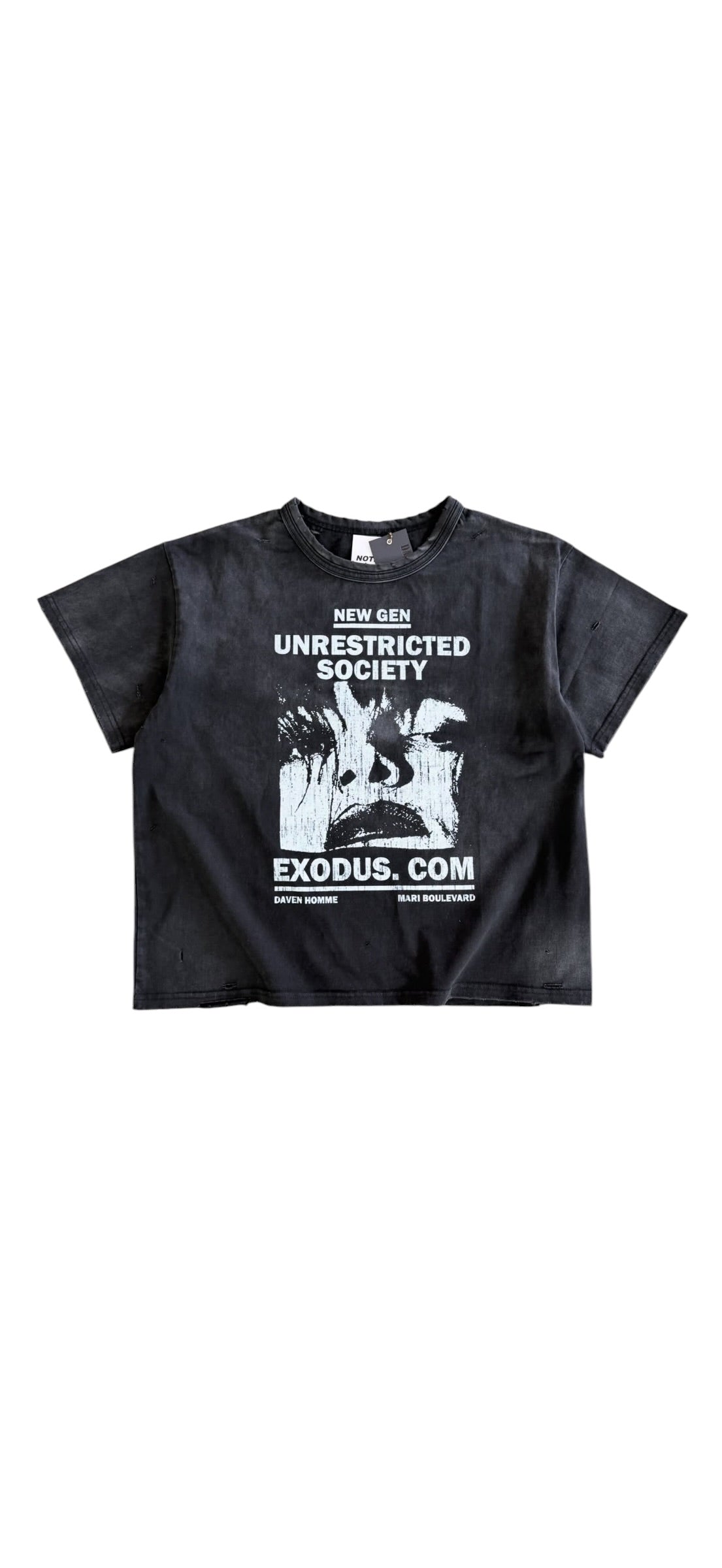 Daven Homme Unrestricted Society Black Tee