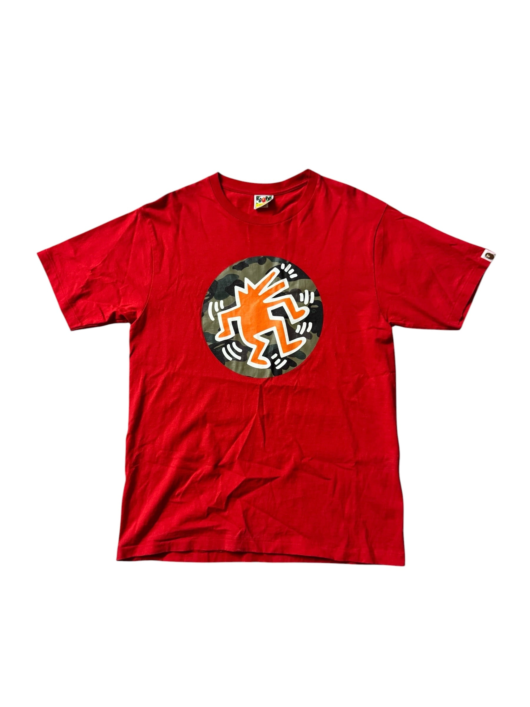 BAPE Keith Haring Tee 5 Red