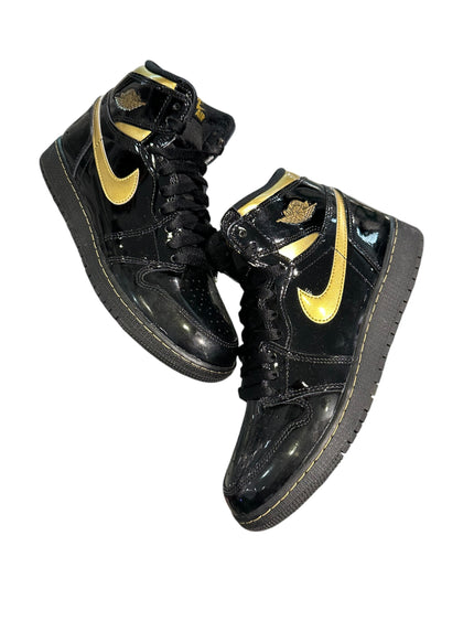 Jordan 1 Retro High Black Metallic Gold (2020) (GS)