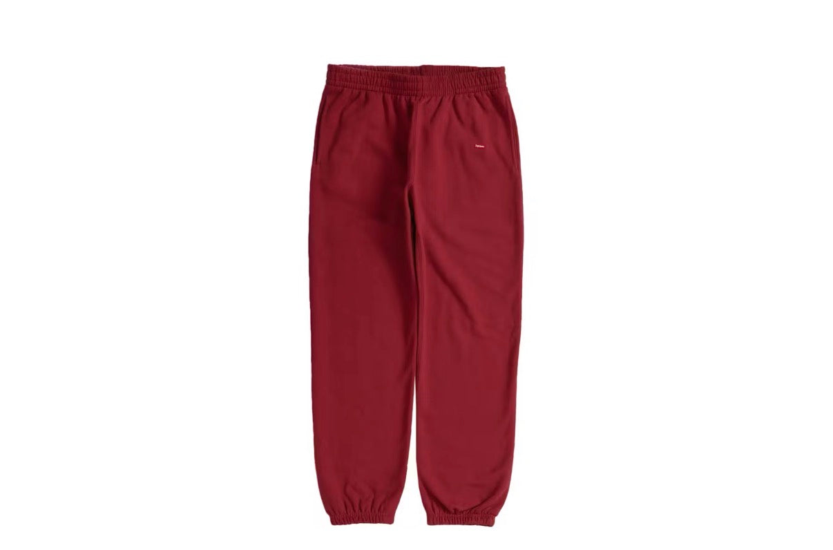 Supreme Small Box Sweatpants Dark Red
