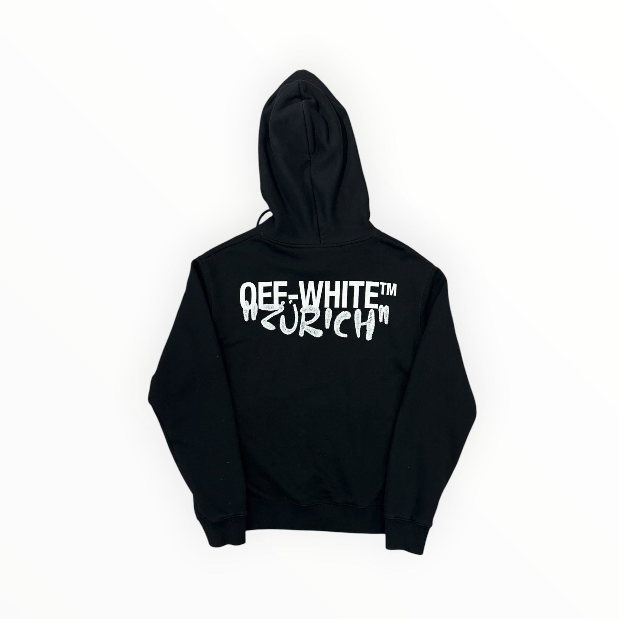 Off White Zurich Pullover Hoodie Black