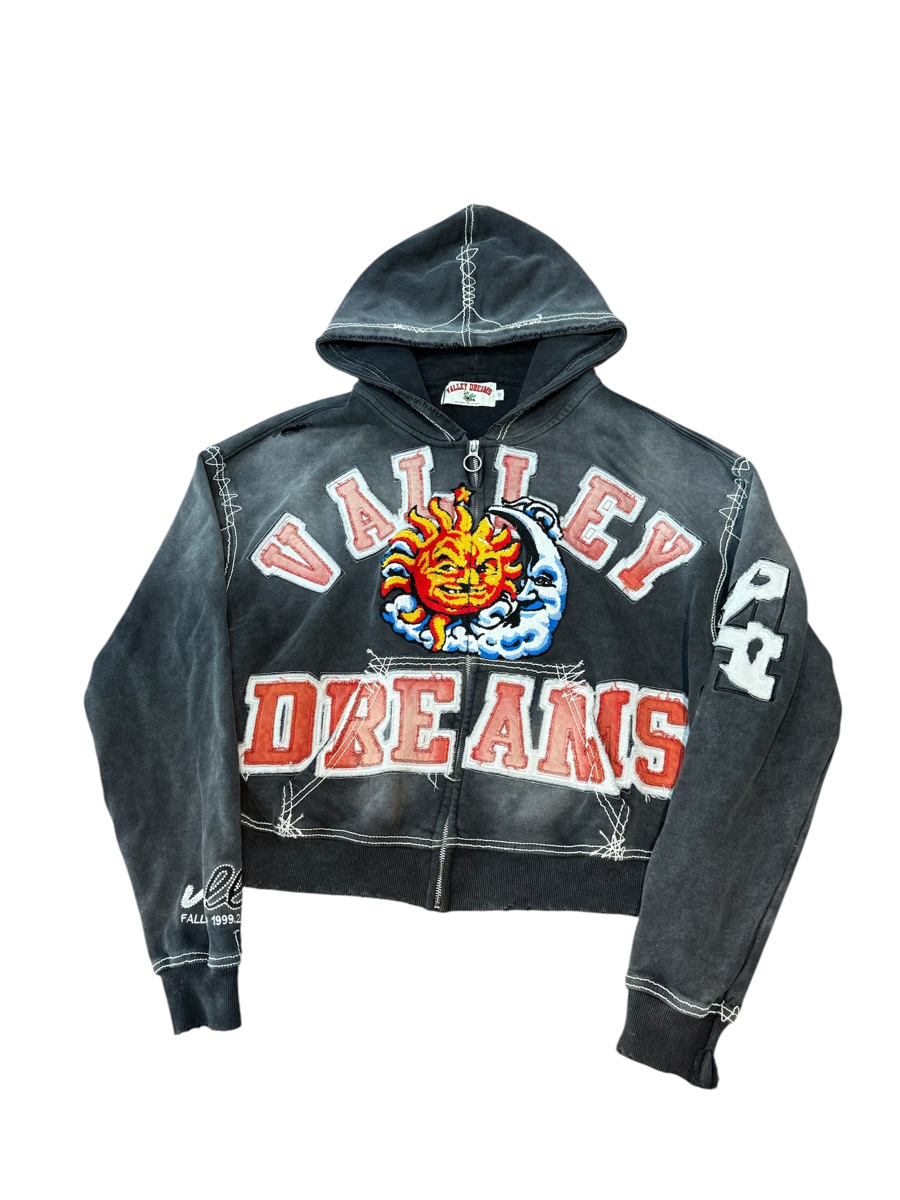 Vale Forever Sunny Zip Up Black