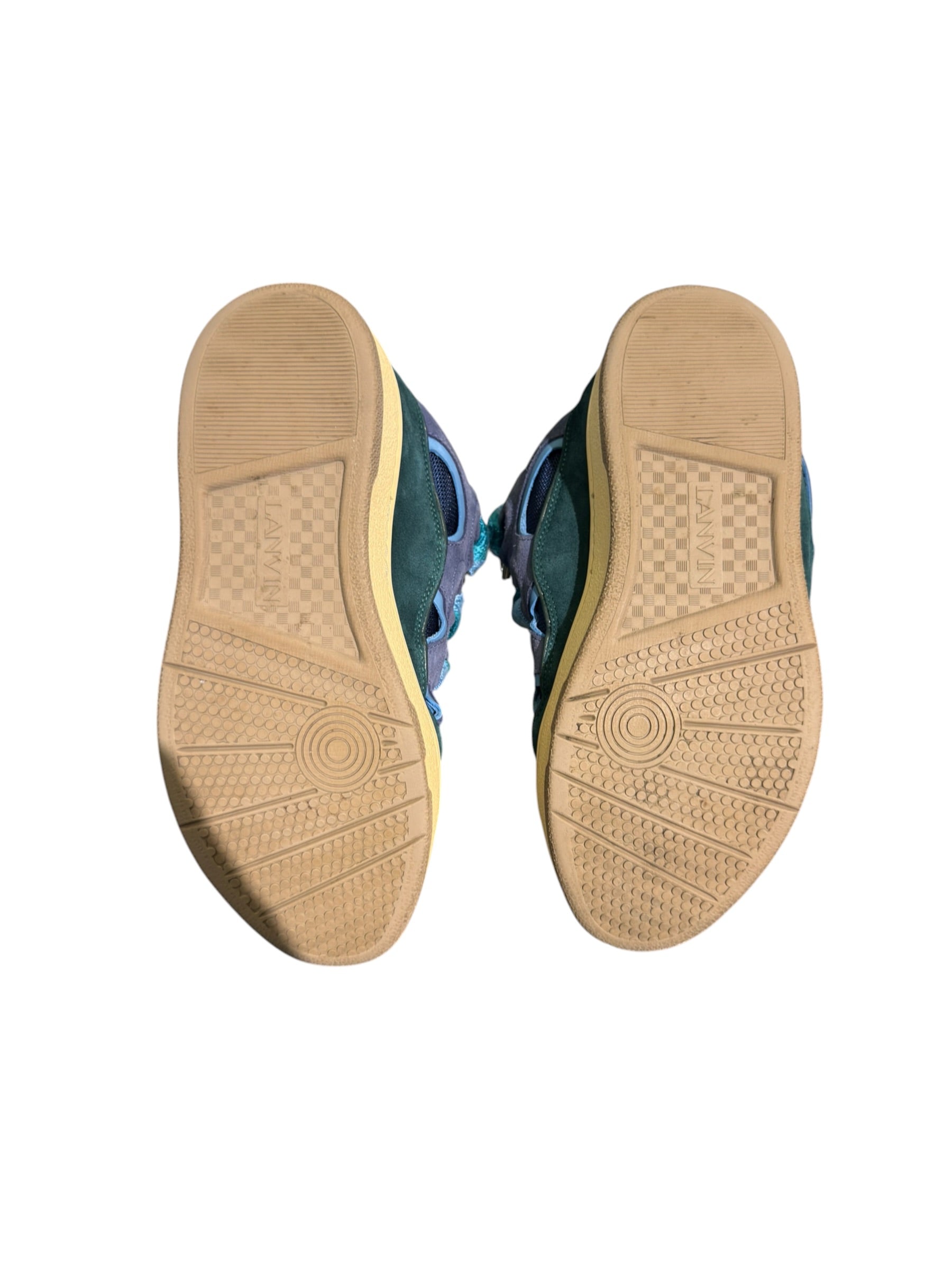 Lanvin Curb Sneaker Teal/Blue