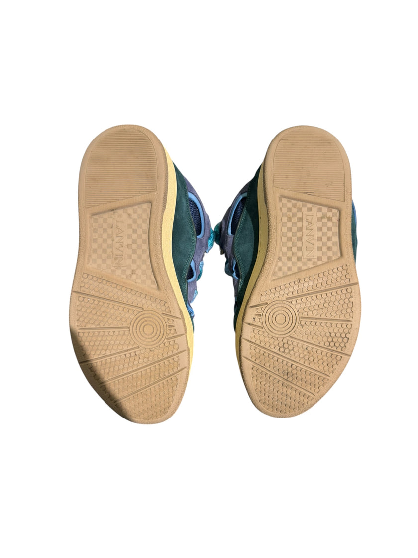 Lanvin Curb Sneaker Teal/Blue