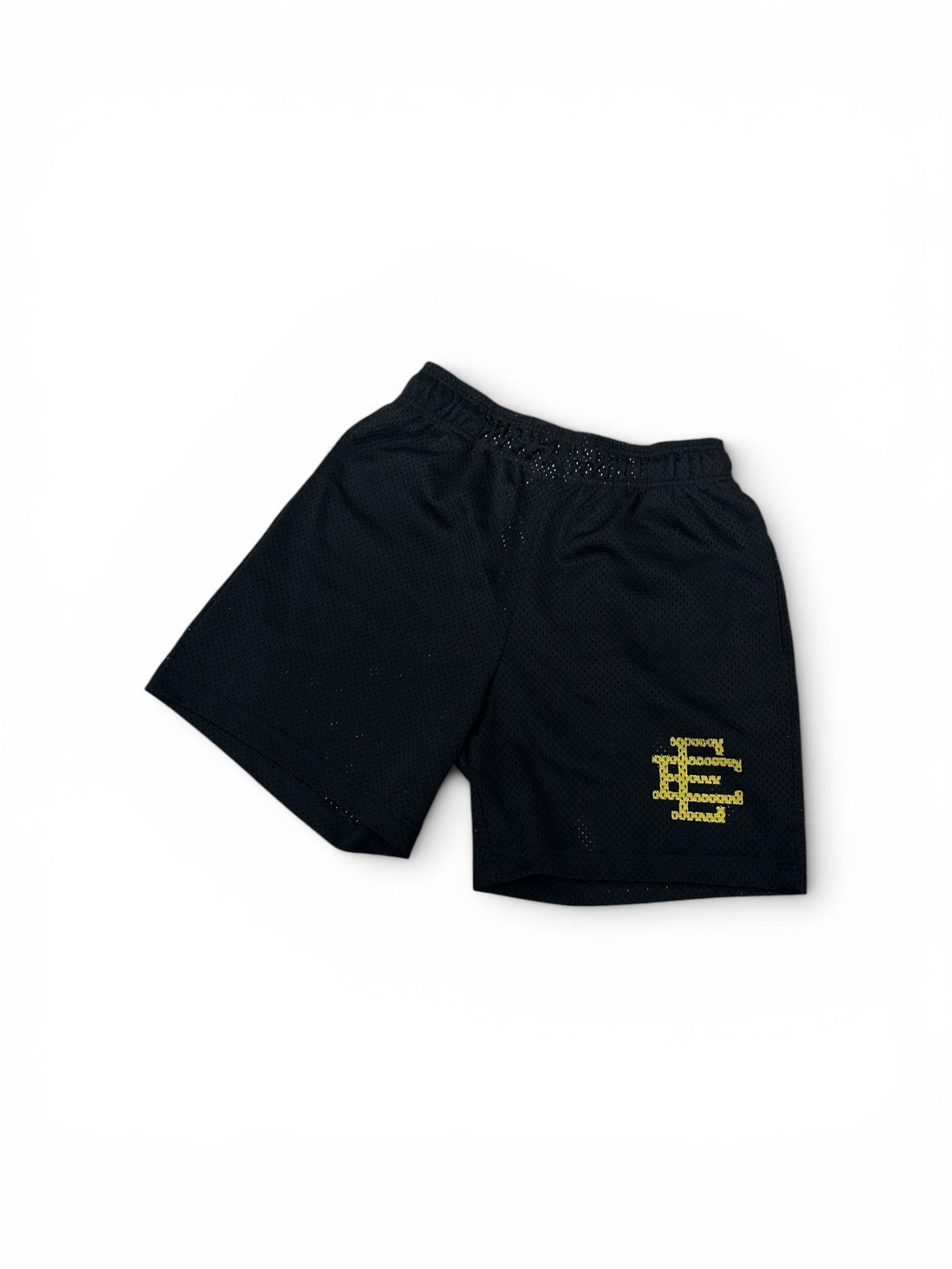 Eric Emmanuel EE Basic/Core Shorts Black Yellow