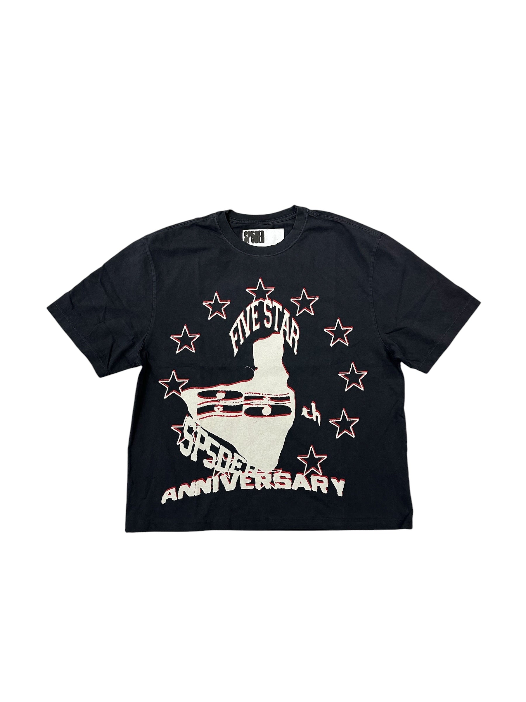 Sp5der Five Star Anniversary Tee Black