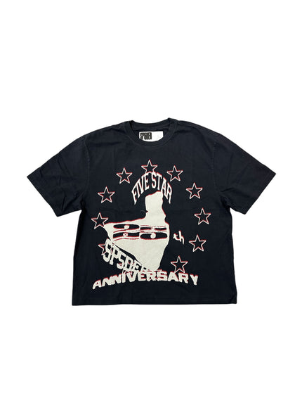 Sp5der Five Star Anniversary Tee Black