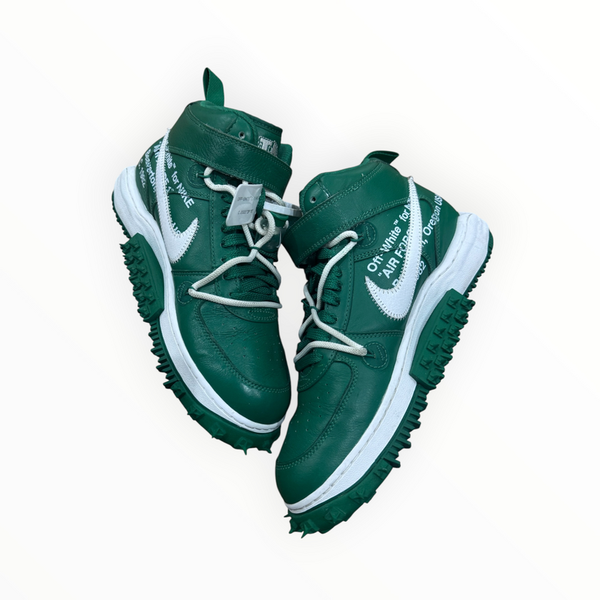 Nike Air Force 1 Mid Off-White Pine Green