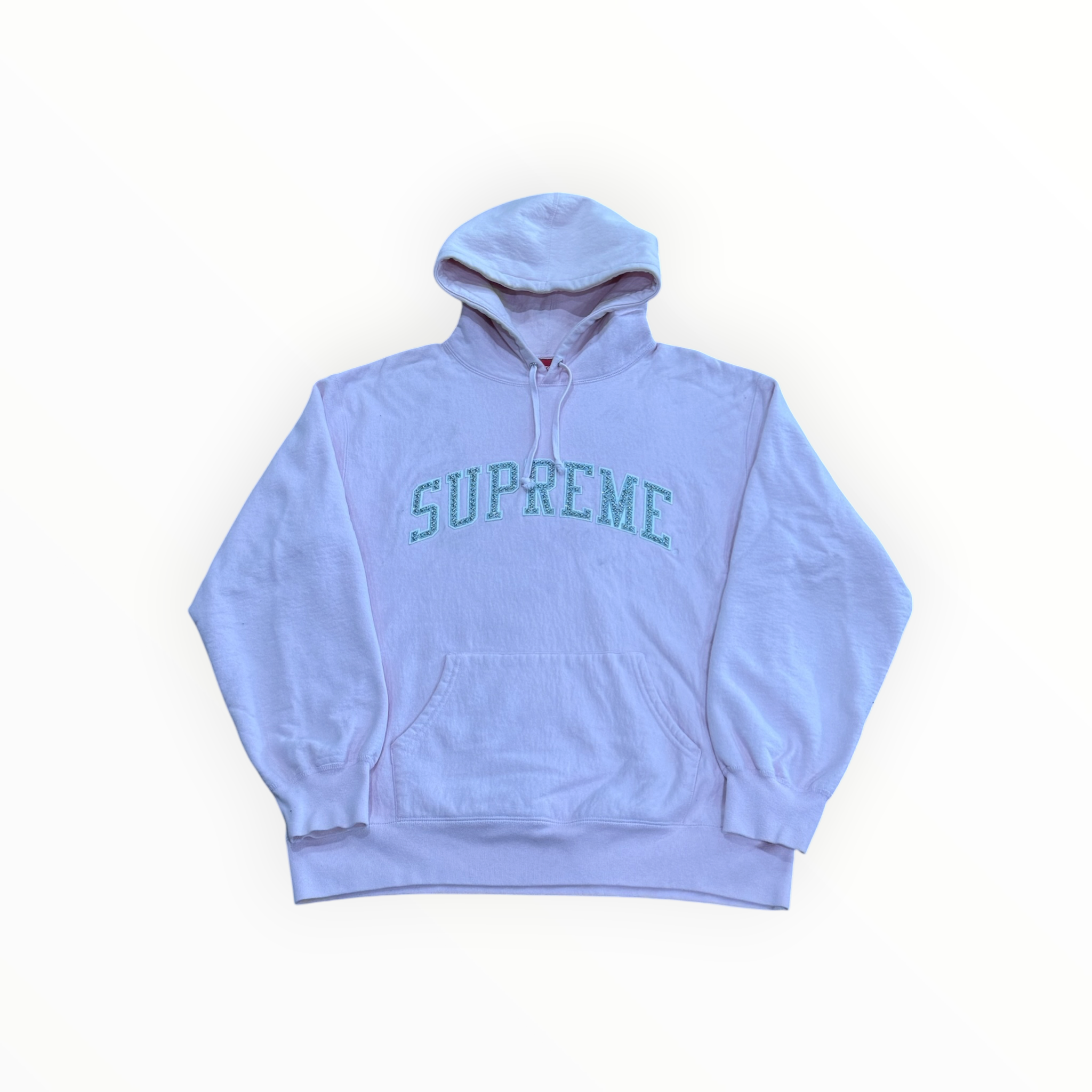 Supreme Stars Arc Hooded Sweatshirt Pink
