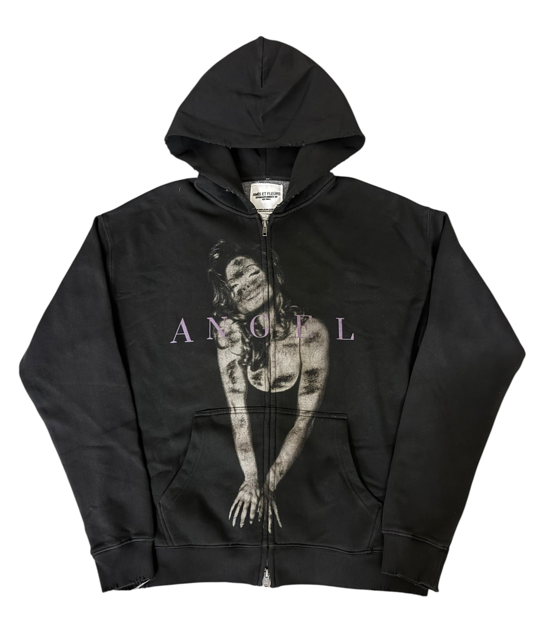 Amis ET Fleurs Angel Zip Hoodie