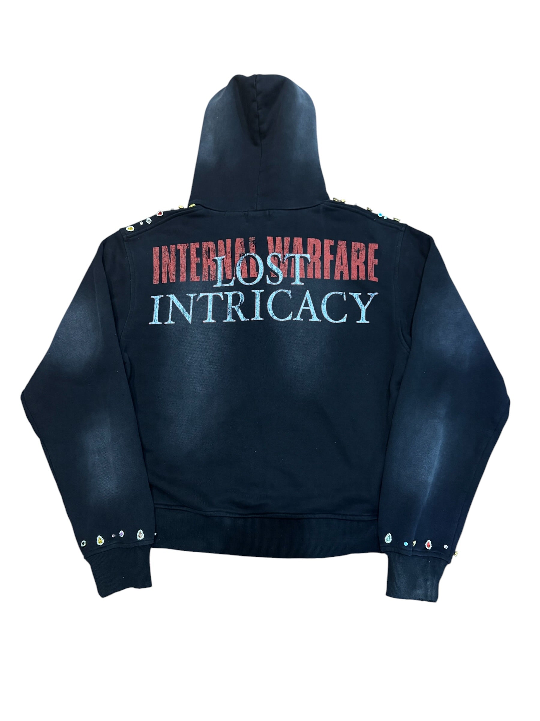 Lost Intricacy Front Mag Zip Black