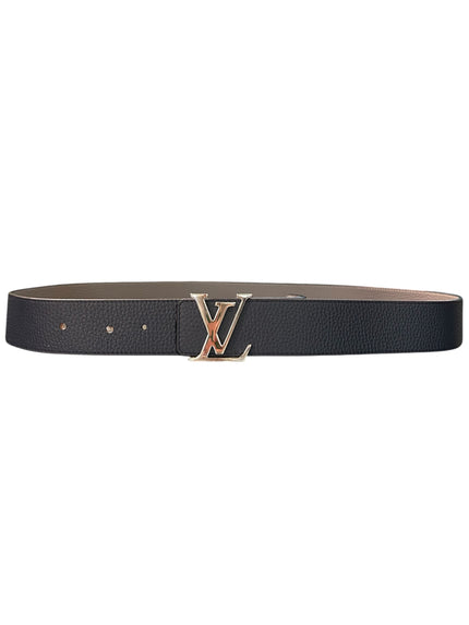 Louis Vuitton Leather Belt Navy Blue