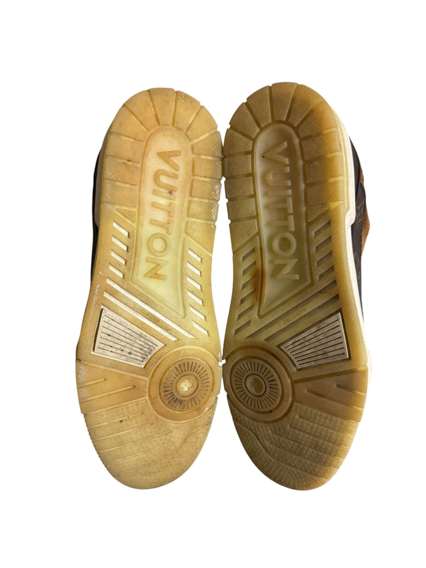 Louis Vuitton Mongram Trainers Brown