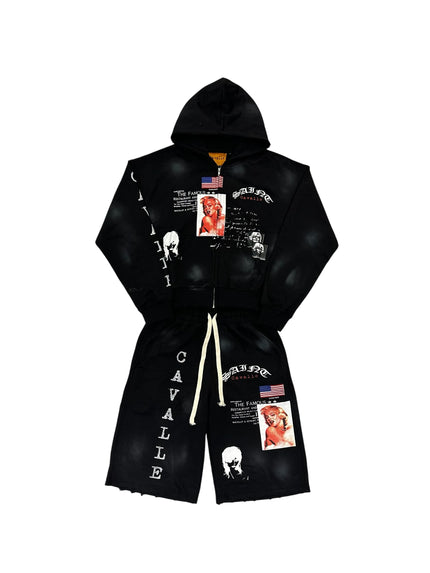 Saint Cavalle Dirty Monroe Sweatsuit Black