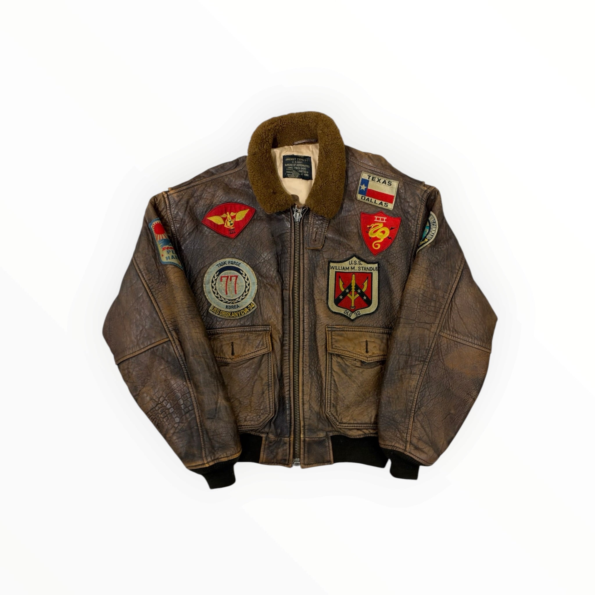 Vintage Avirex Flying Tigers G-1 Leather Jacket