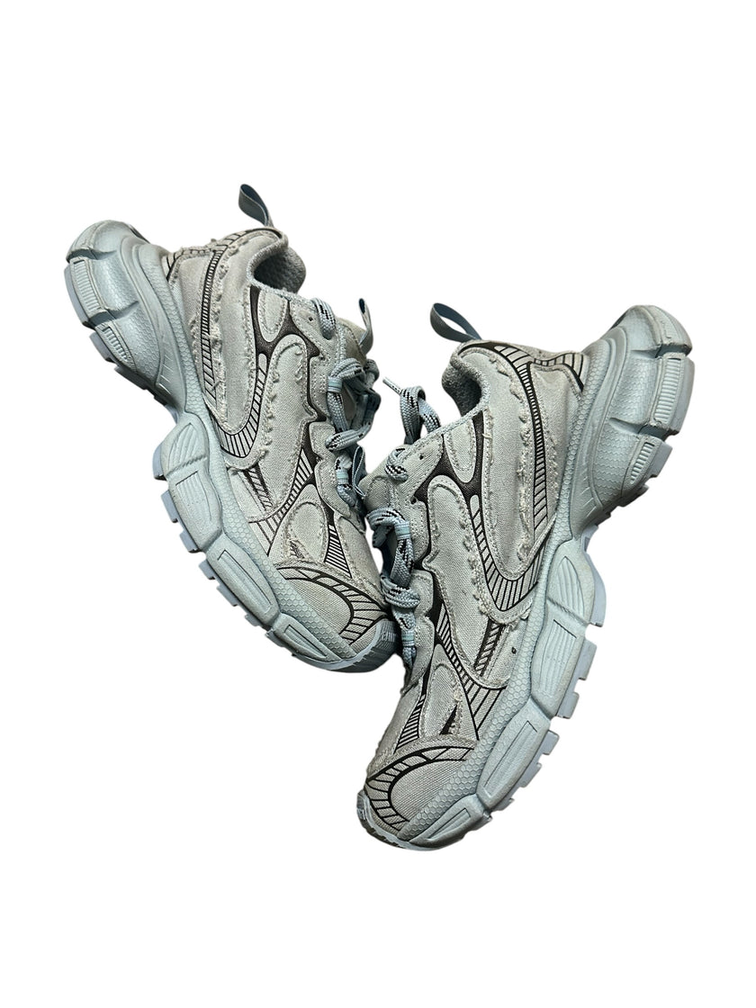 Balenciaga 3XL Destroyed Canvas Light Blue