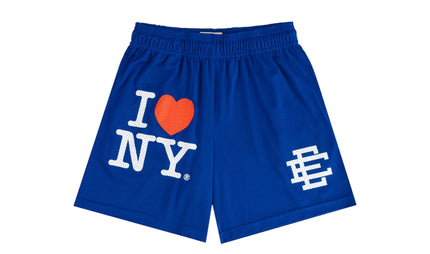 Eric Emanuel EE I Love New York Shorts Royal Blue/White