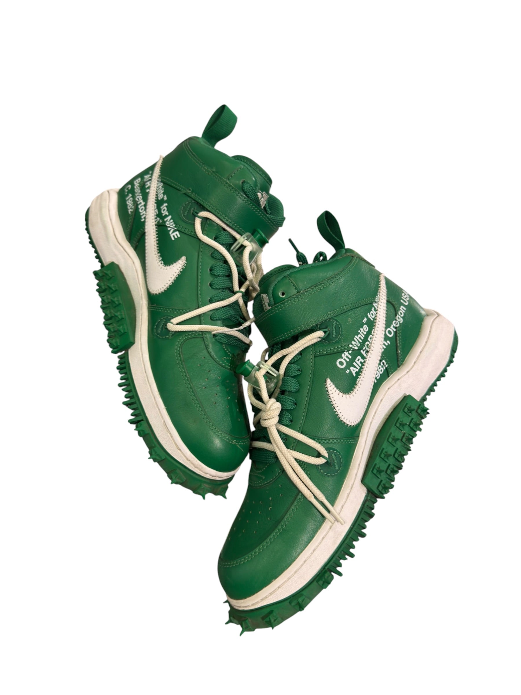 Nike Air Force 1 Mid Off-White Pine Green
