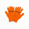Chrome Hearts Script Logo Gloves Orange/Black