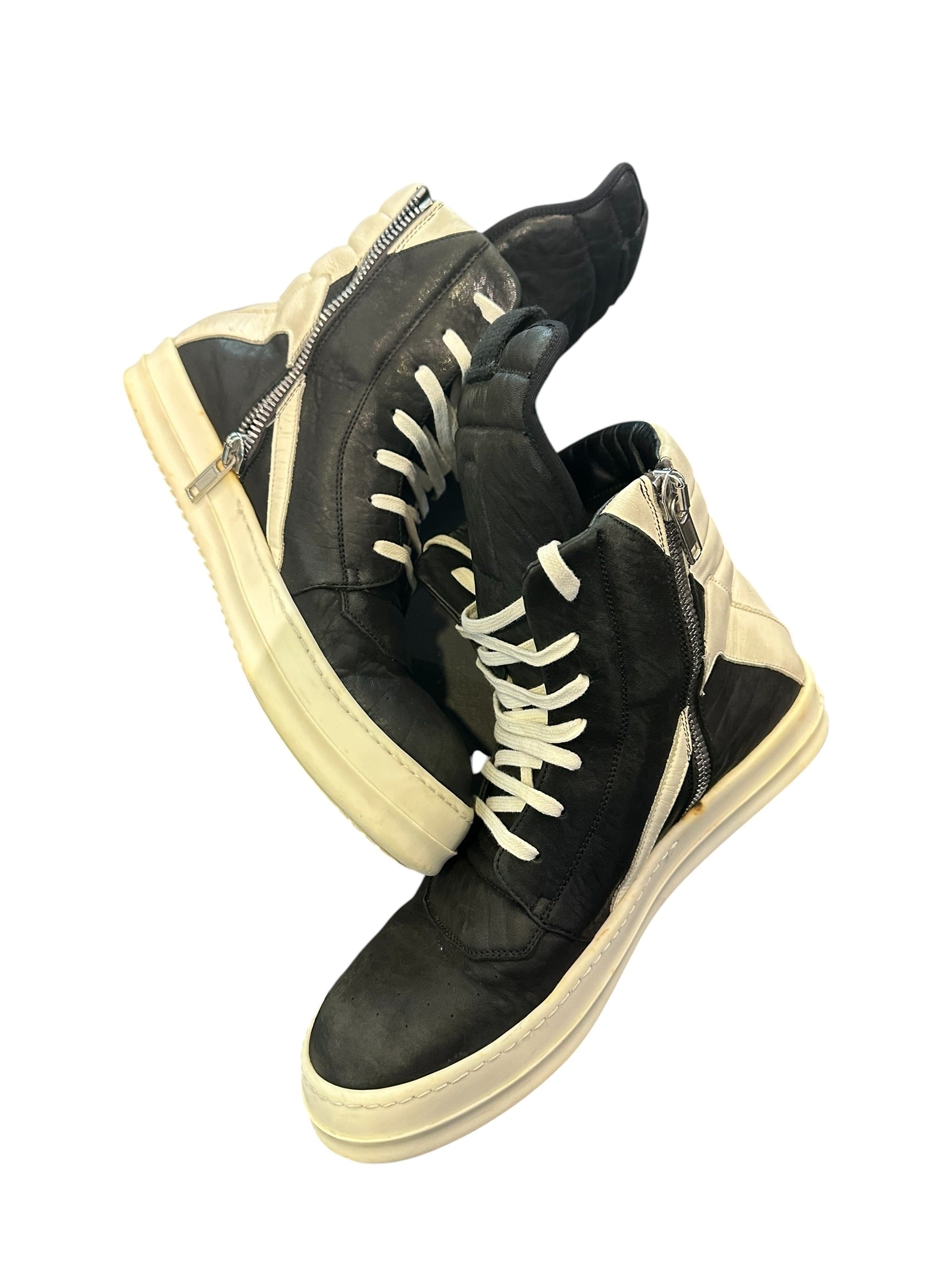 Rick Owen Mainline Geobasket Black/Milk