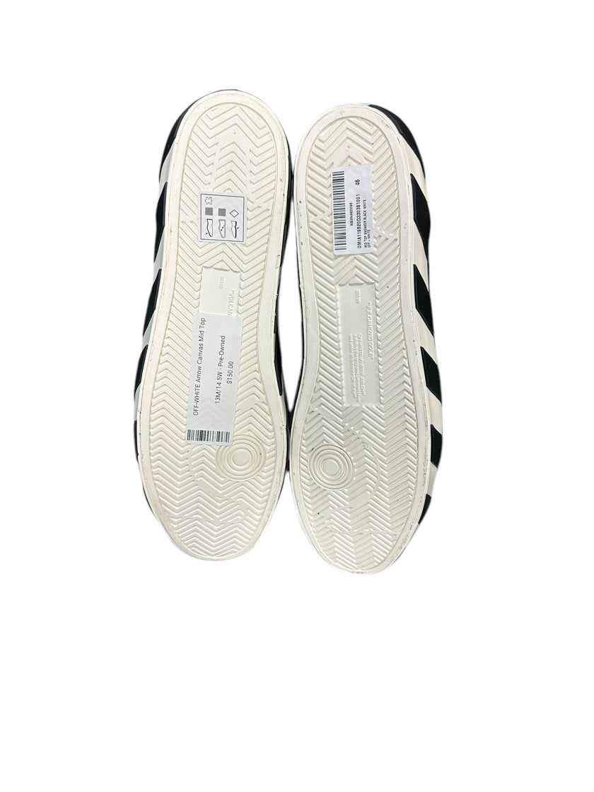 OFF-WHITE Arrow Canvas Mid Top