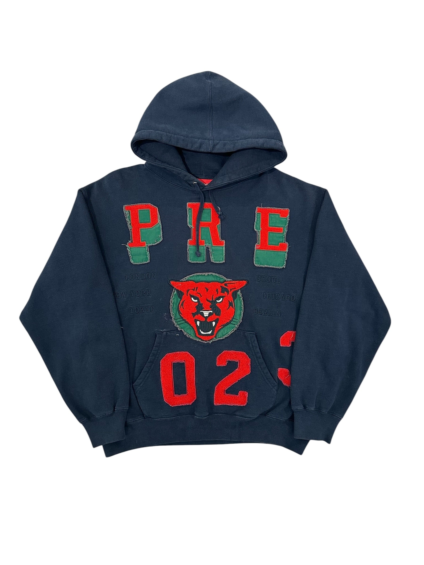 Supreme Washed Panther Hooded Sweatshirt
