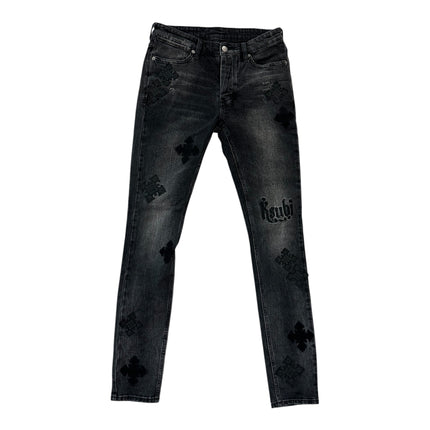 Ksubi Van Winkle Blakk Metal Skinny Denim